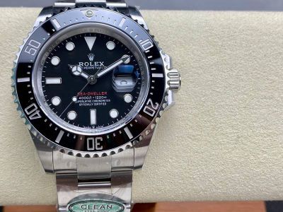 Clean Factory ROLEX Sea-dweller 3235 Movement 43MM Black Watch